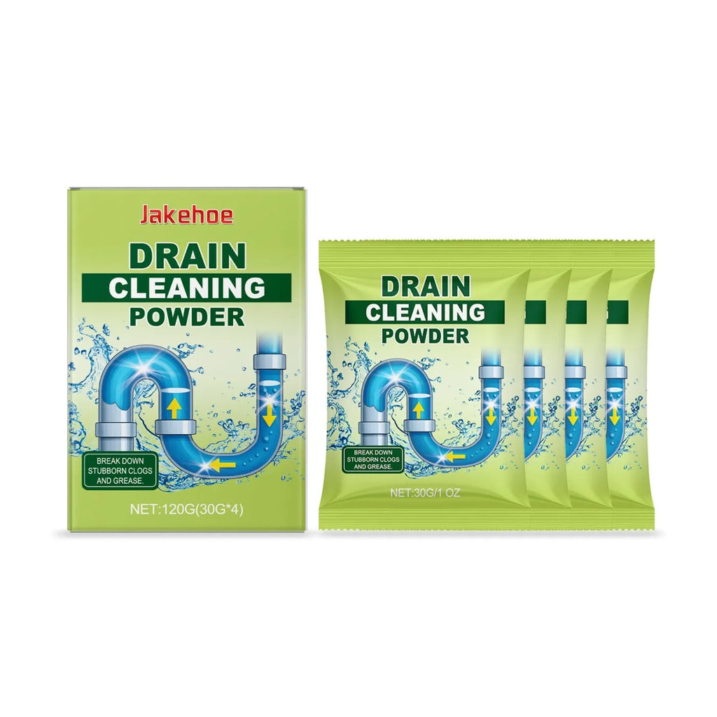 120g drain cleaning powder with sodium hydroxide formula for blocked sinks and pipes
