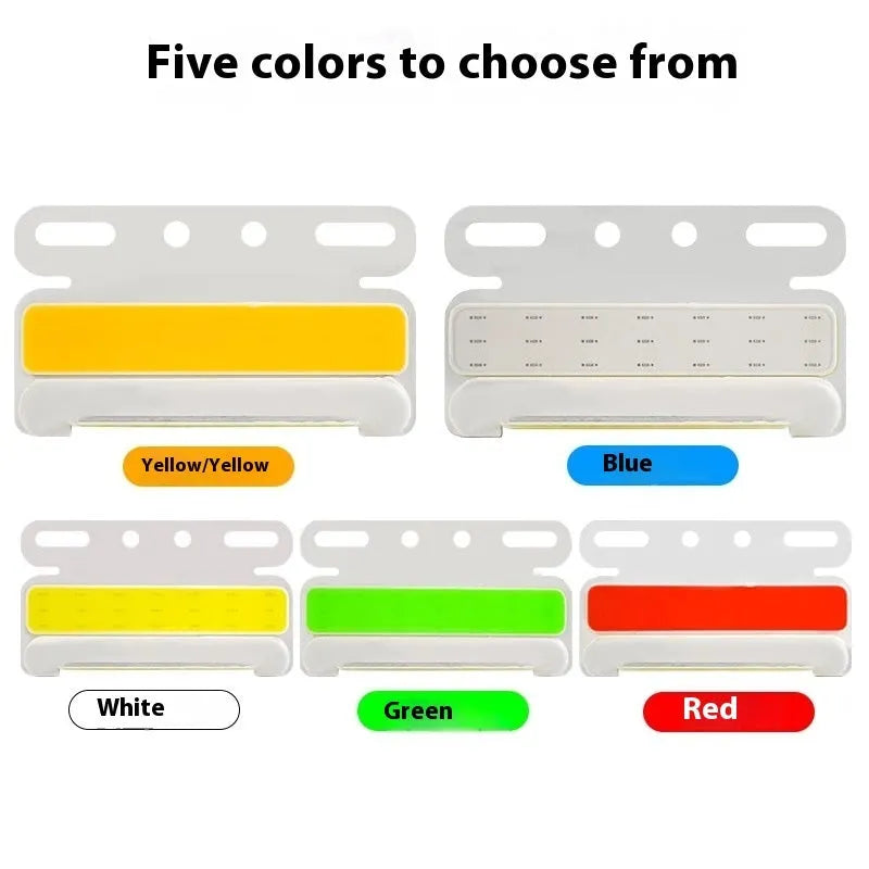 Truck LED side light with aluminium housing for 12V 24V vehicles in multiple colours