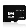 256MB TF format memory card with 11x15x1mm dimensions for portable devices