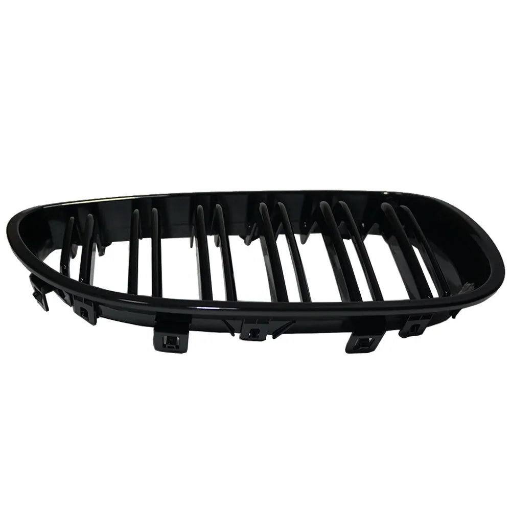BMW 5-Series front grille with carbon fibre pattern finish for E39 E60 E66 models