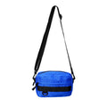 Men's nylon messenger bag in street style with crossbody design and sewing thread detailing