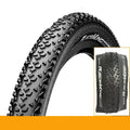 Mountain bike folding outer tyre in yellow and white sidewall options for 26, 27.5, and 29 inch wheels.