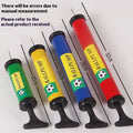 Mixed colour plastic manual air pump for sports balls and balloons