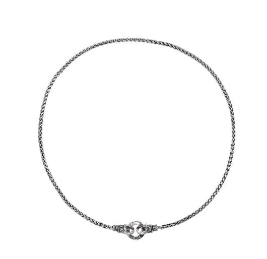 S925 sterling silver thin chain clavicle necklace with pendant for women.