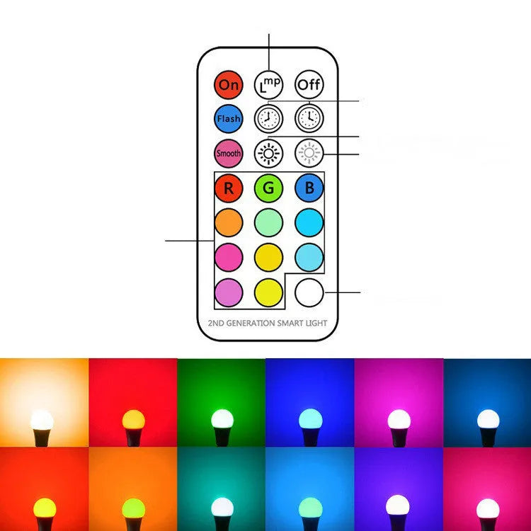 Smart RGB remote control folding floor lamp with stainless steel base and fabric shade