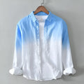 Youth slim fit casual top coat jacket in hemp polyester blend available in dark blue, light blue and yellow colours