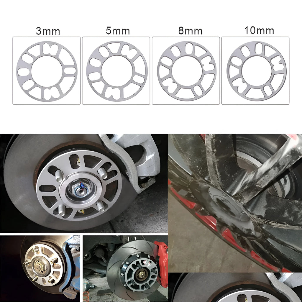 Wheel hub widening gasket for automobile modification in thickness options from 3mm to 10mm