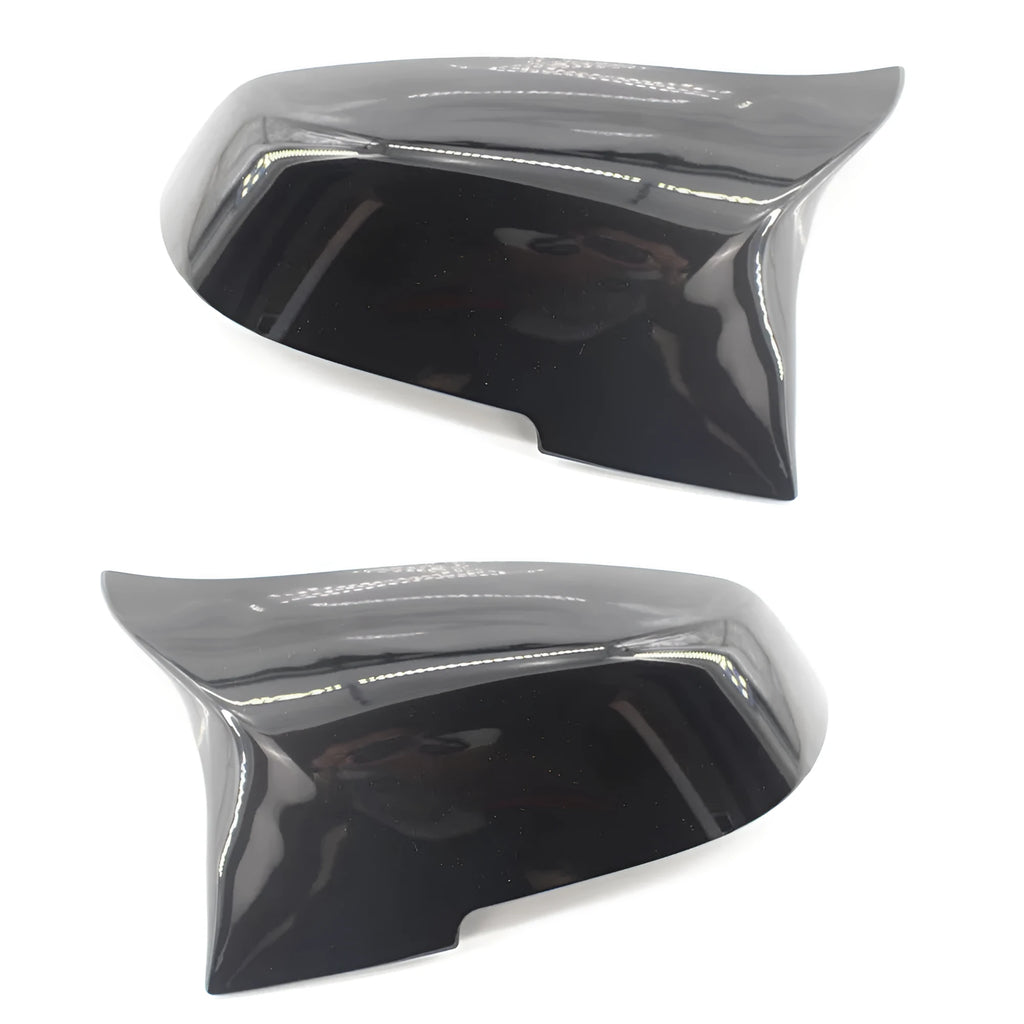 BMW horn rearview mirror shell replacement part in Paint Bright Black for F-Series vehicles