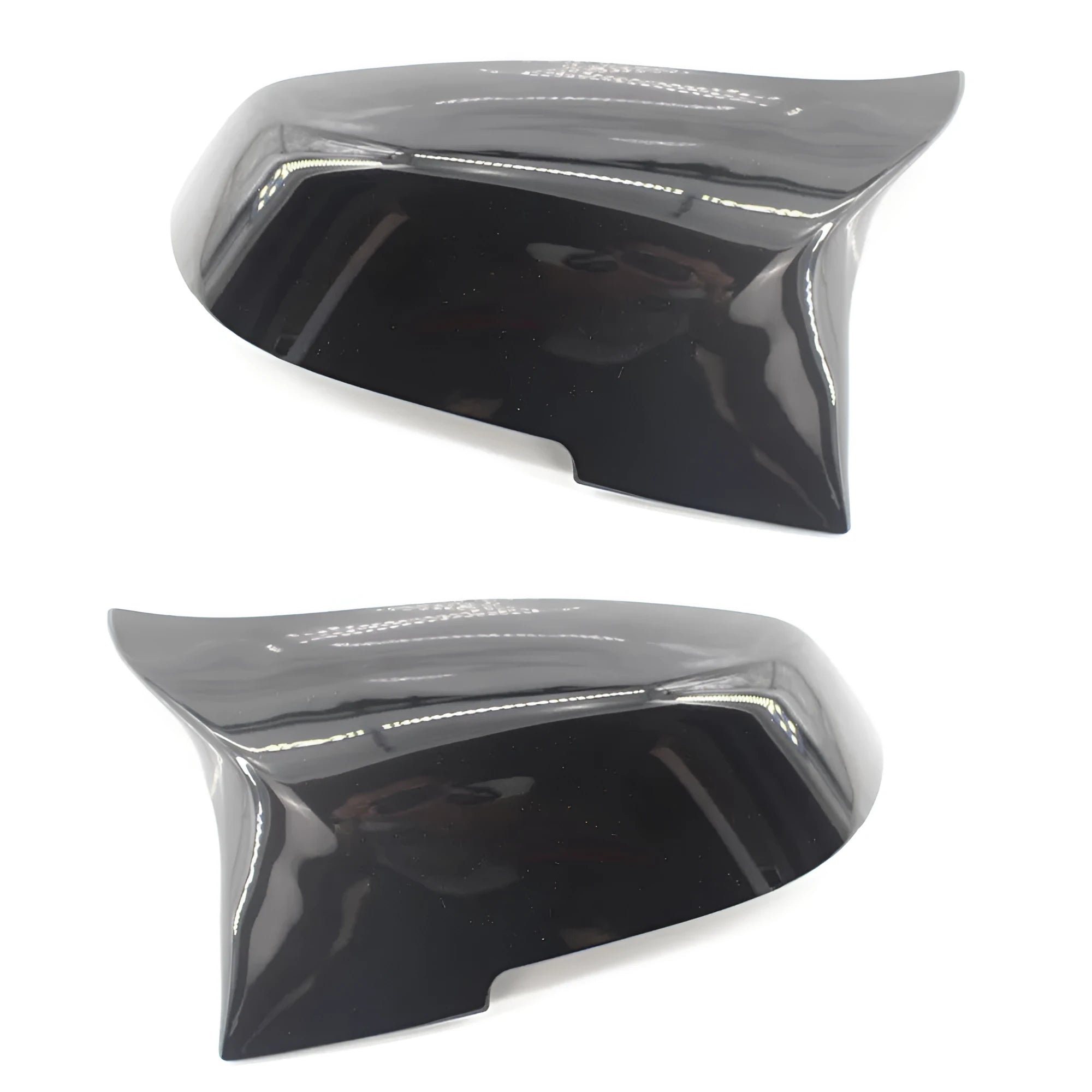 BMW horn rearview mirror shell replacement part in Paint Bright Black for F-Series vehicles