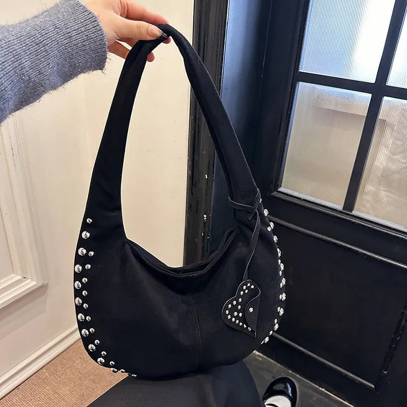 Soft plush fabric strapless tote handbag in retro style showing colour options