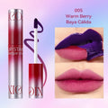 Tear-off matte lip lacquer in five styles, waterproof and non-stick to cups
