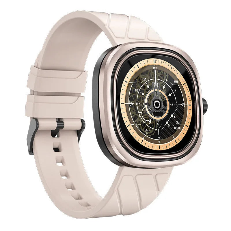 Smart bracelet sports watch with touchscreen display and silicone wristband in three colour options