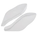 Harley motorcycle side wing head cover set in black and transparent ABS for touring models