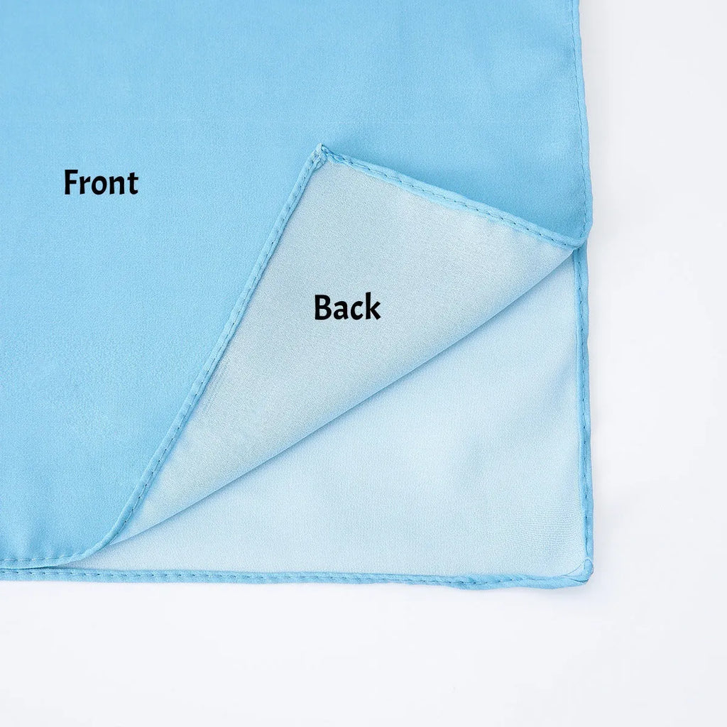 Women's chiffon ethnic scarf in Pu long design showing length and lightweight fabric texture