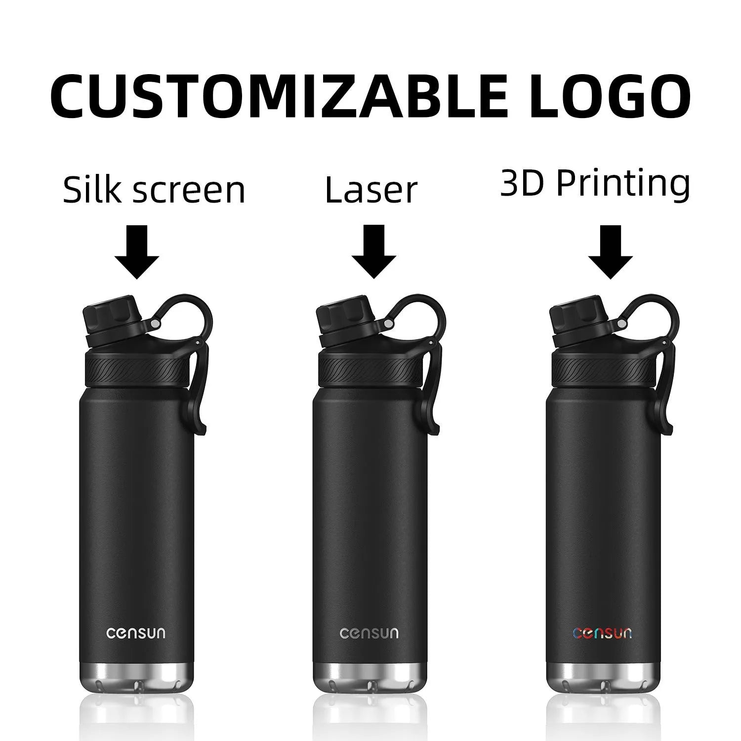 Double-layer stainless steel outdoor vacuum mug 24oz 700ml in light blue with modern simplicity design