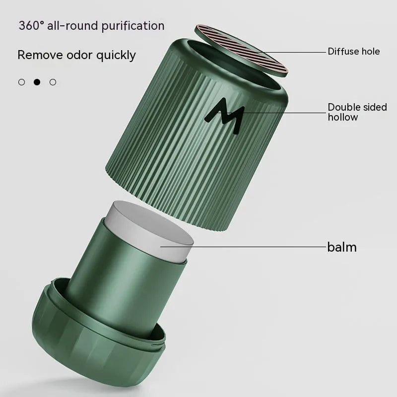 Solid car aromatherapy decoration cup measuring 10x6cm with Ai Meng format design