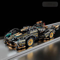 Remote control building block sports car racing toy set in colour box packaging, ABS plastic construction