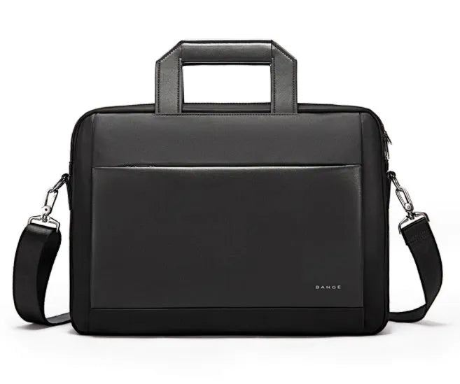 Large capacity Oxford cloth computer bag for 15 inch laptop, black solid colour