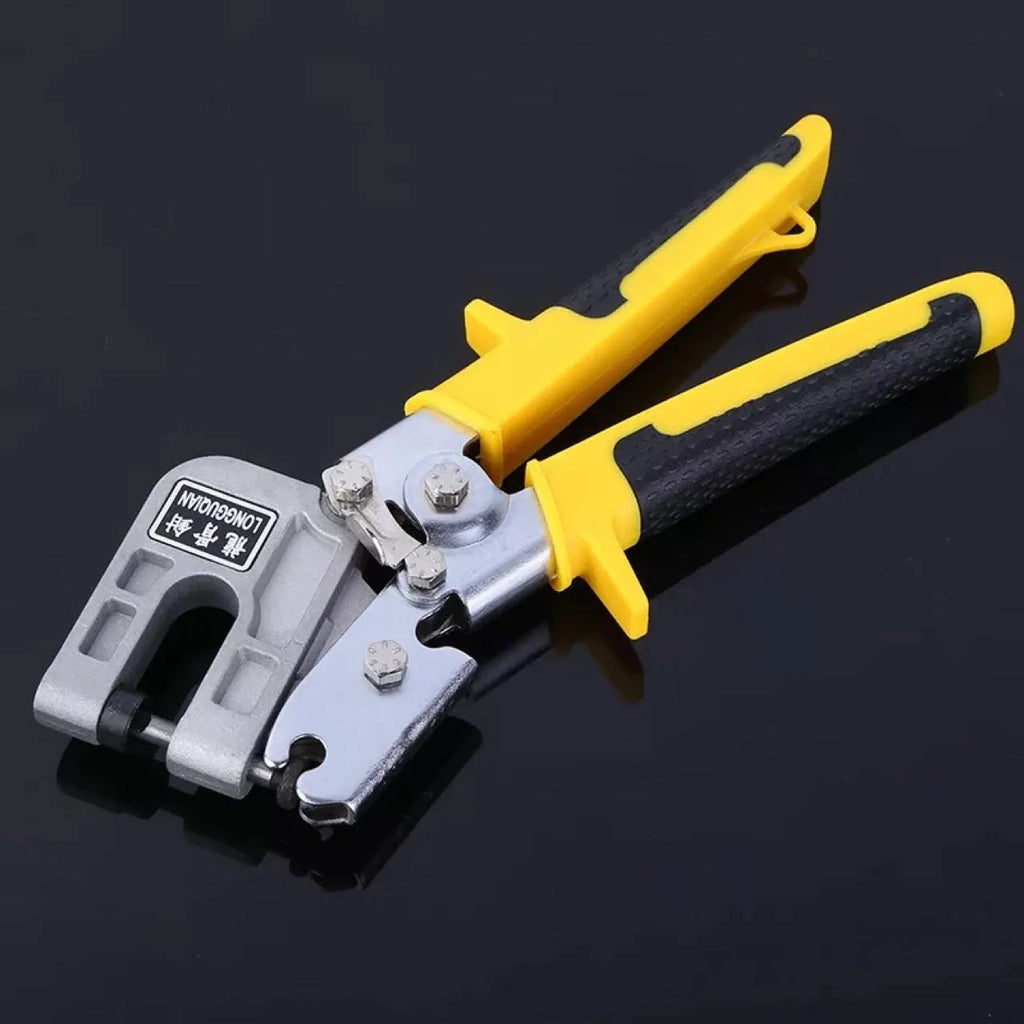 Yellow one-handed light steel keel pliers with 300 cm blade by Xujiang