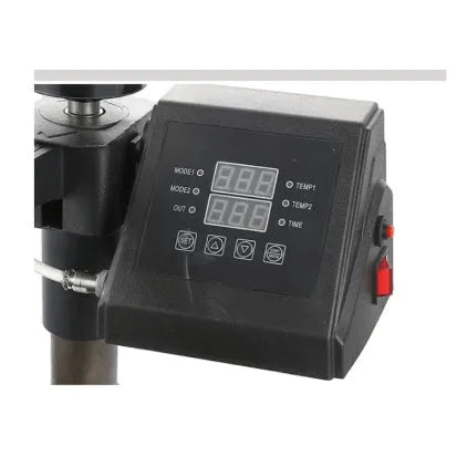 Black thermal transfer machine for T-shirt printing with 1250W motor