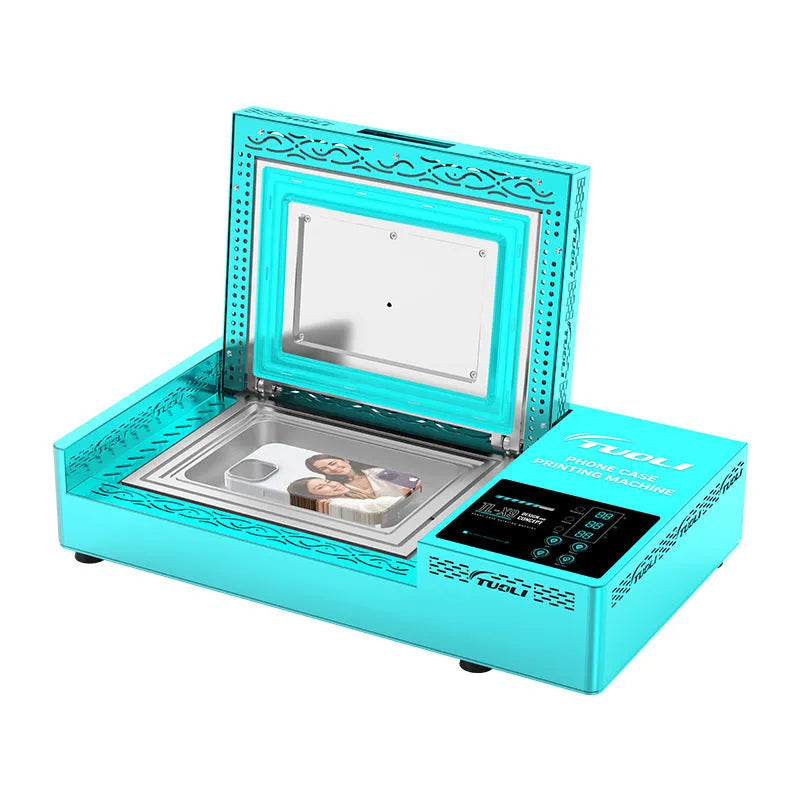 Metal phone case transfer printing press machine for thermal heat transfer on Samsung and Apple cases