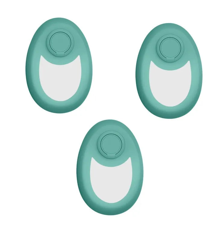 CJEER upgraded crystal hair eraser in green, a painless physical exfoliating tool with nano-glass surface and metal ring for fingers