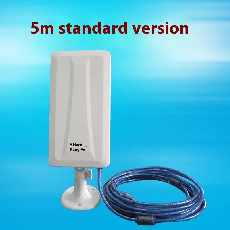 White plastic high power USB wireless network adapter for desktop computers