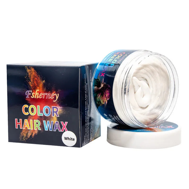 120g container of hair styling clay in one of nine colour options.