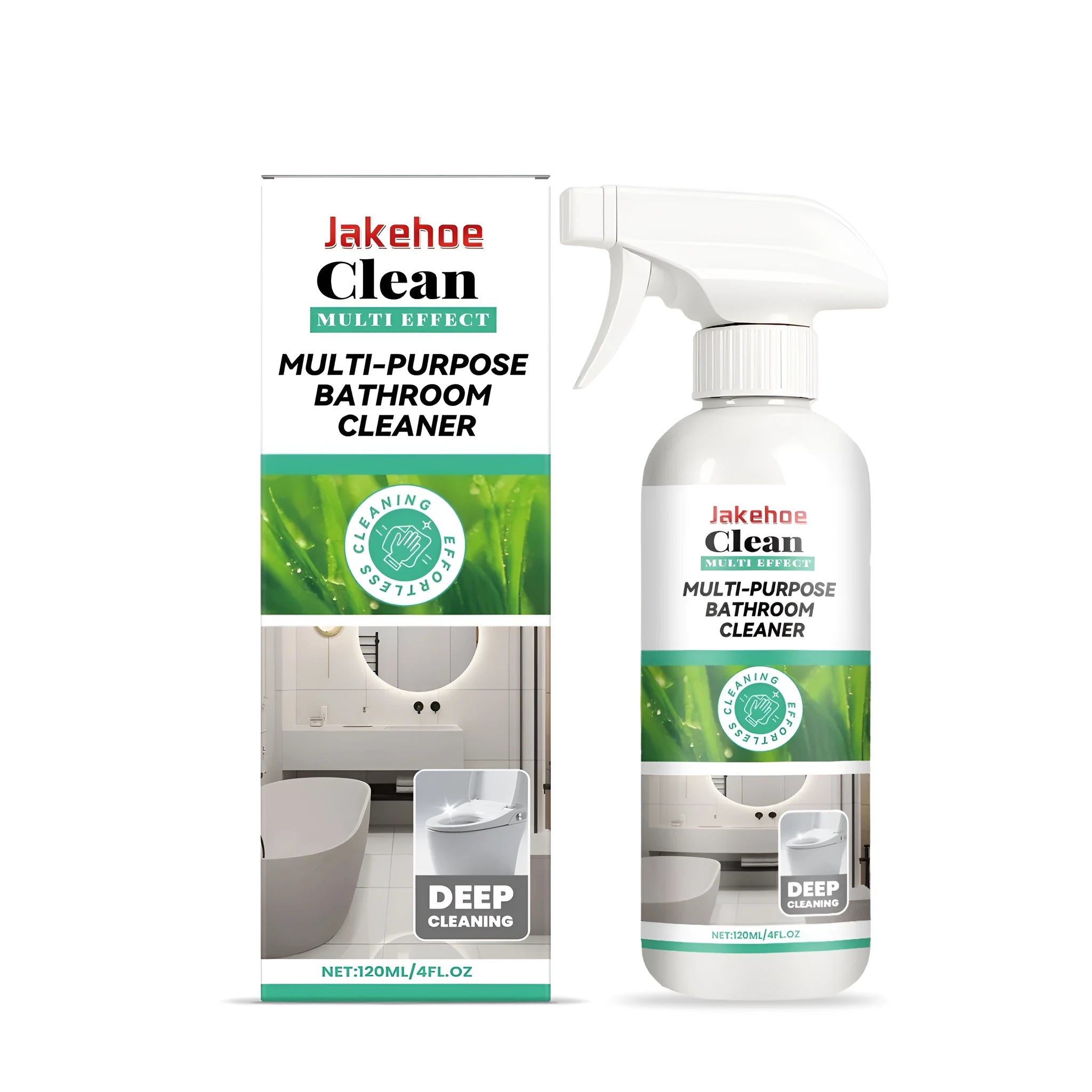 Multi purpose bathroom cleaning and descaling agent 120ml bottle