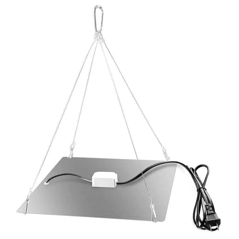 D-section aluminium LED plant grow light with hanging hook for indoor vegetable gardening