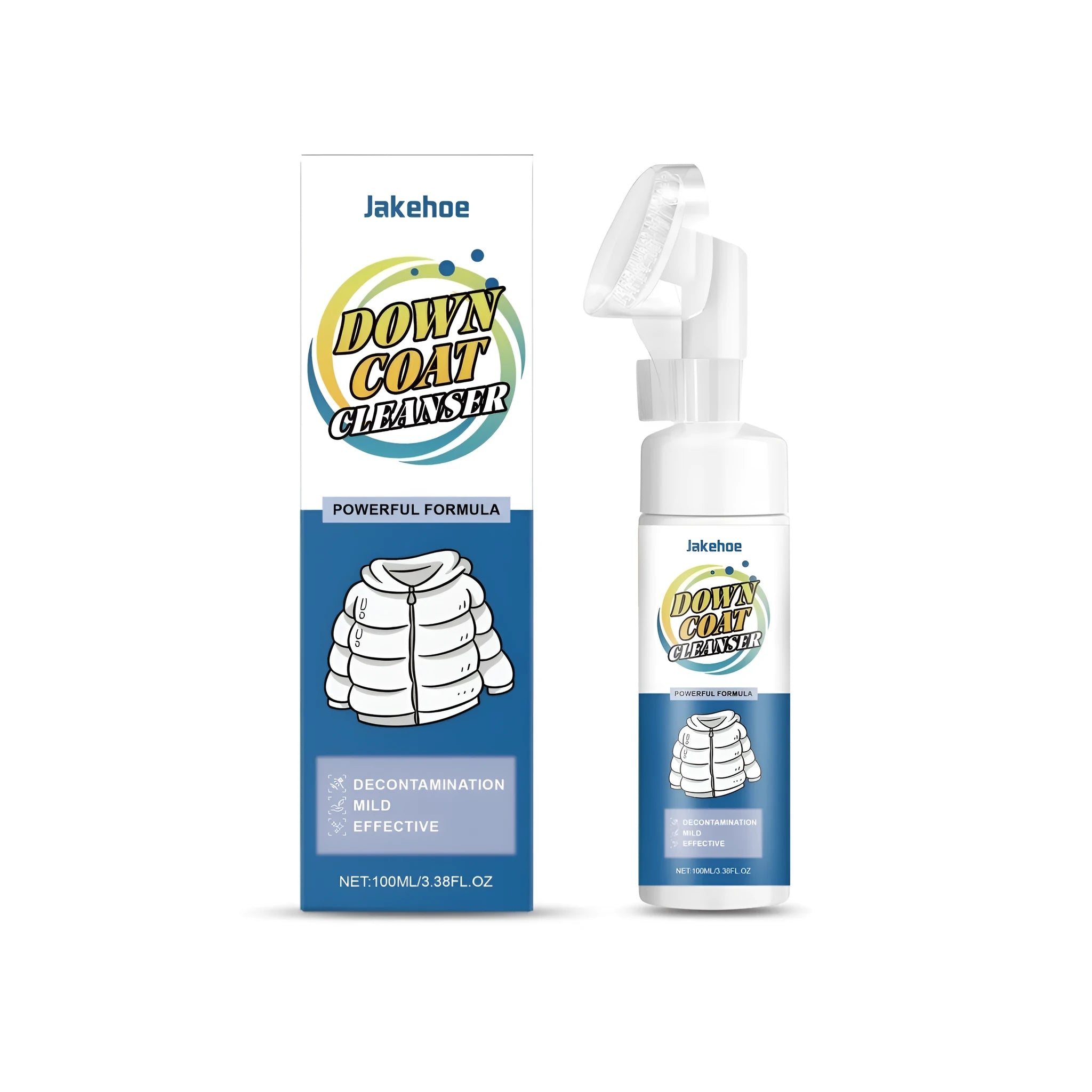 100ml down coat cleanser bottle for washing machine cleaning of down garments