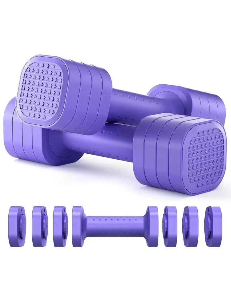 Detachable women's dumbbell set in four colour options with 5lb weight specification
