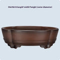 Classical purple clay flower pot for indoor plants with dimensions 50x39x16cm