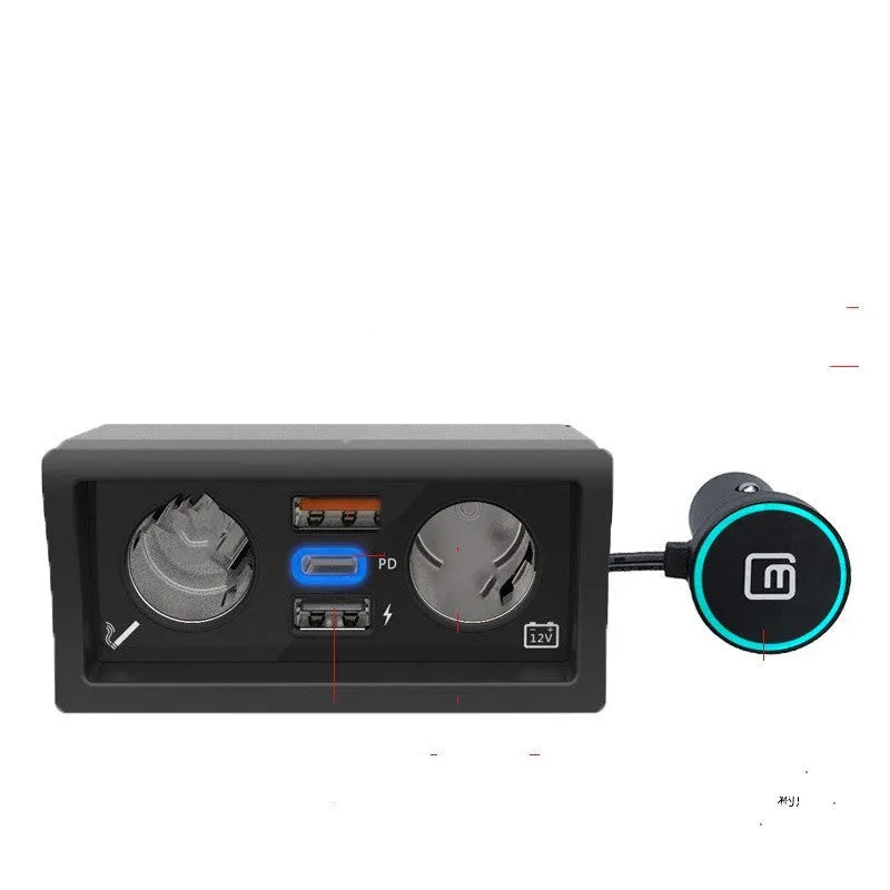 QC3.0 fast car charger for Volkswagen Lavida and Skoda Pola vehicles with Android and Apple compatibility