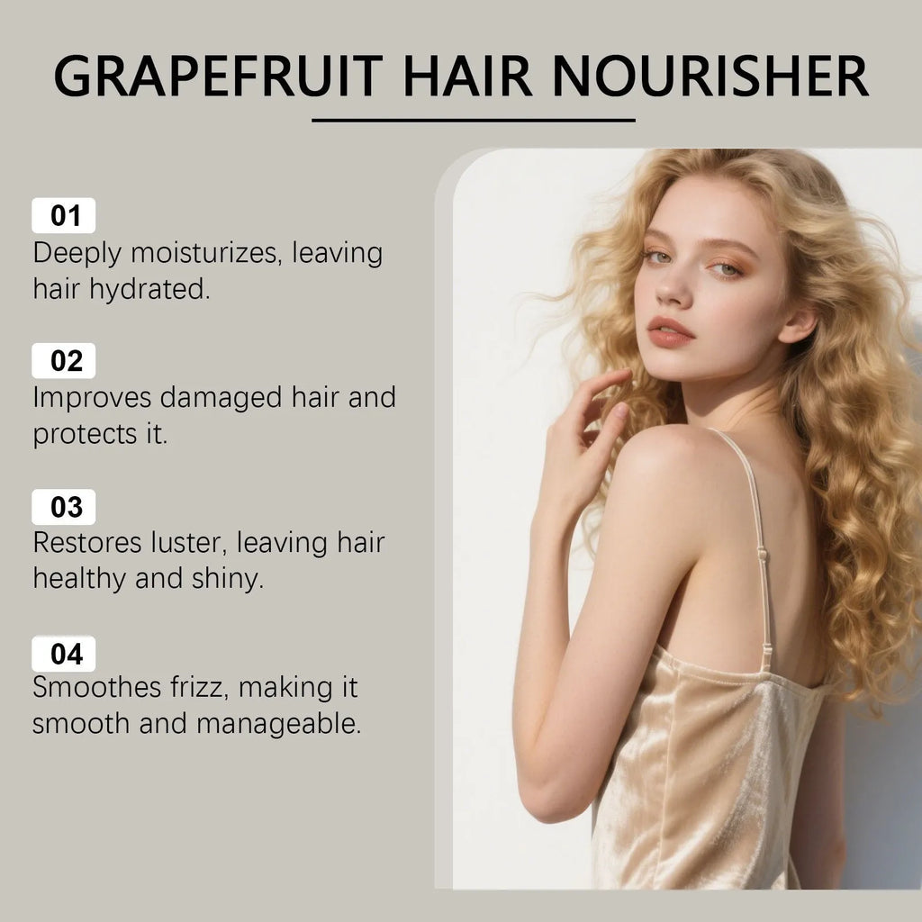 120ml tube of grapefruit hair conditioner with rosemary and ginger oils