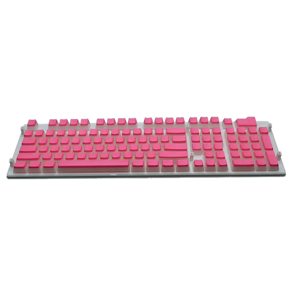 Pudding 108 key double skin PBT cream translucent keycap set for mechanical keyboard in multiple colours
