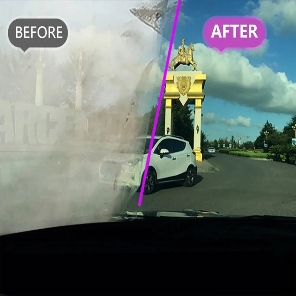 Car glass antifogging spray bottle in 100ml and 50ml sizes for windscreen mist prevention