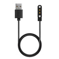 Black magnetic USB smart watch charger, 8cm x 4cm x 1cm, with 100cm or 60cm cable