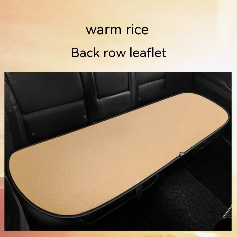 Car seat heating cushion with automatic function in beige, black, or coffee brown colours