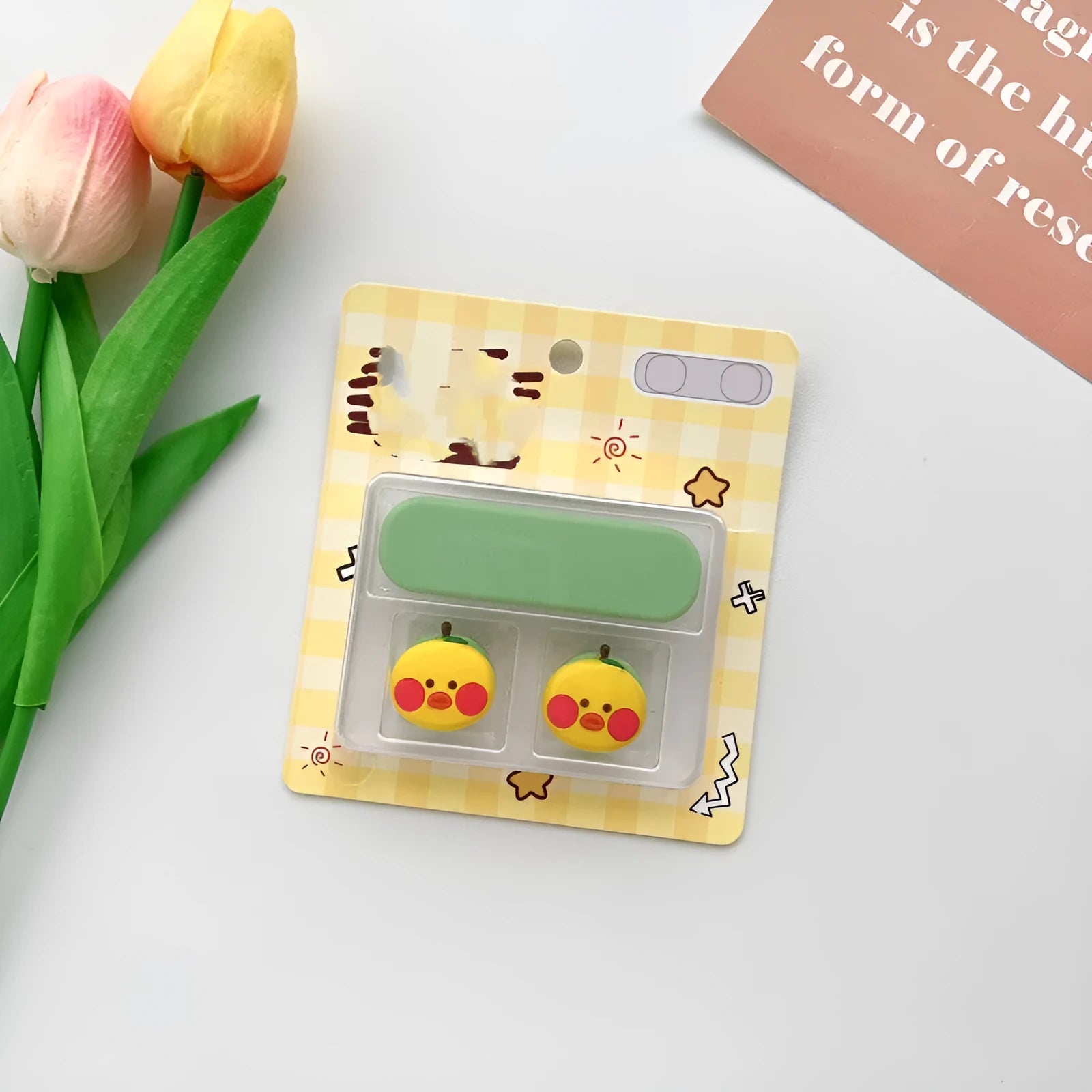 Colourful plastic cartoon magnetic data cable fixer for desktop organisation with magnetic hubs