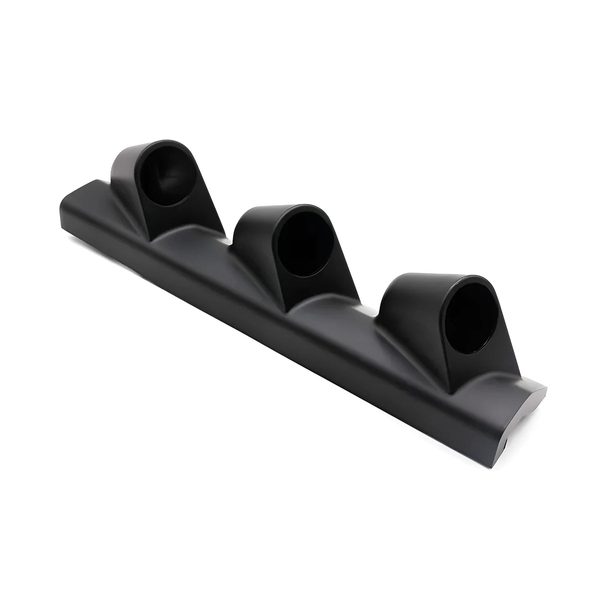 Black three-hole right drive car instrument frame for 52mm gauge mounting