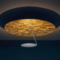Creative art chandelier ceiling lamp with iron construction and warm LED lighting