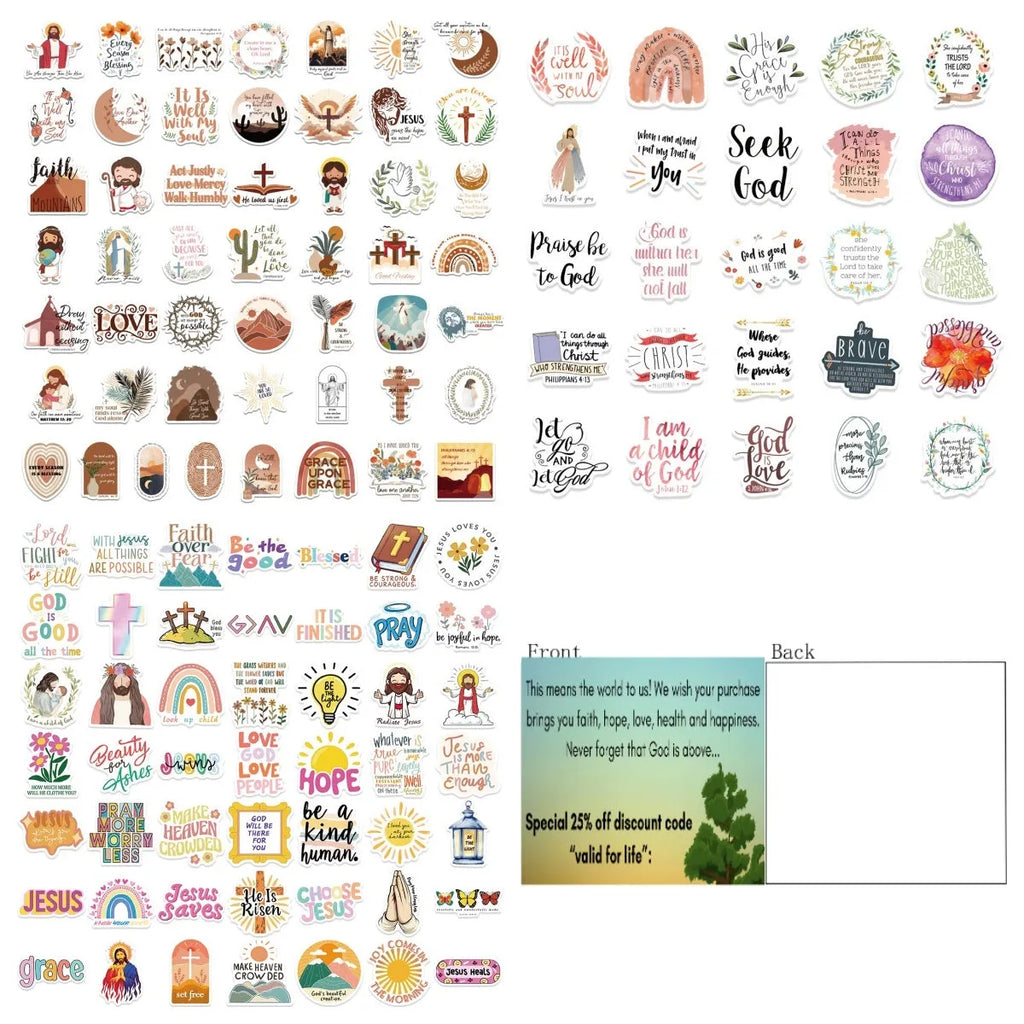 50 graffiti stickers with random printed patterns for wall laptop notebook window decoration