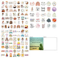 50 graffiti stickers with random printed patterns for wall laptop notebook window decoration
