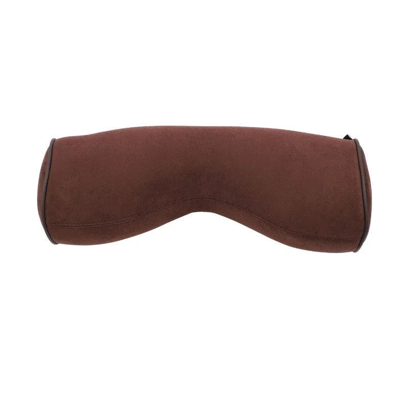 Volvo car headrest neck pillow with lumbar support cushion in minimalist design