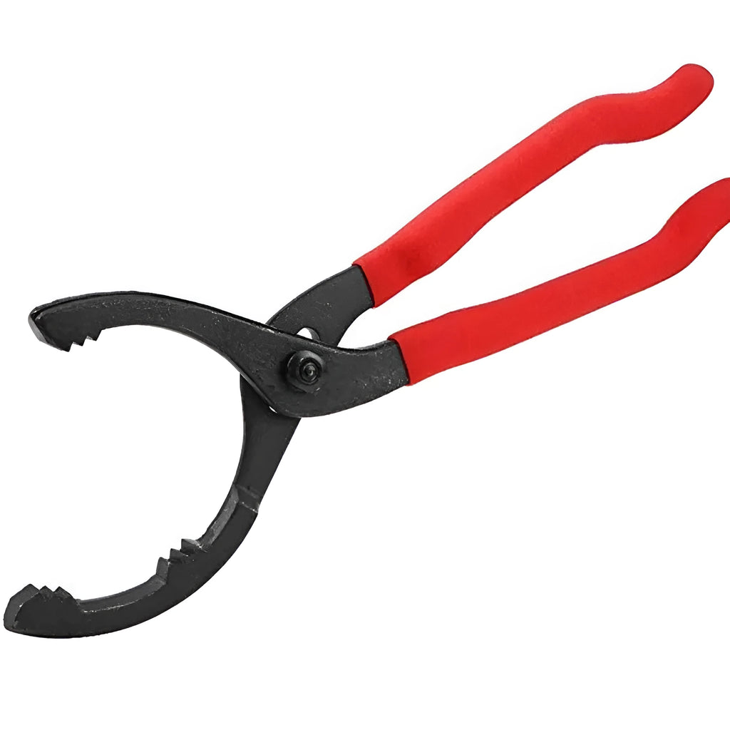 12 inch red filter wrench made from high carbon steel for oil filter removal