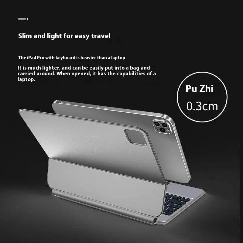 11-inch Bluetooth keyboard with magnetic protective cover for iPad tablets in five colour options