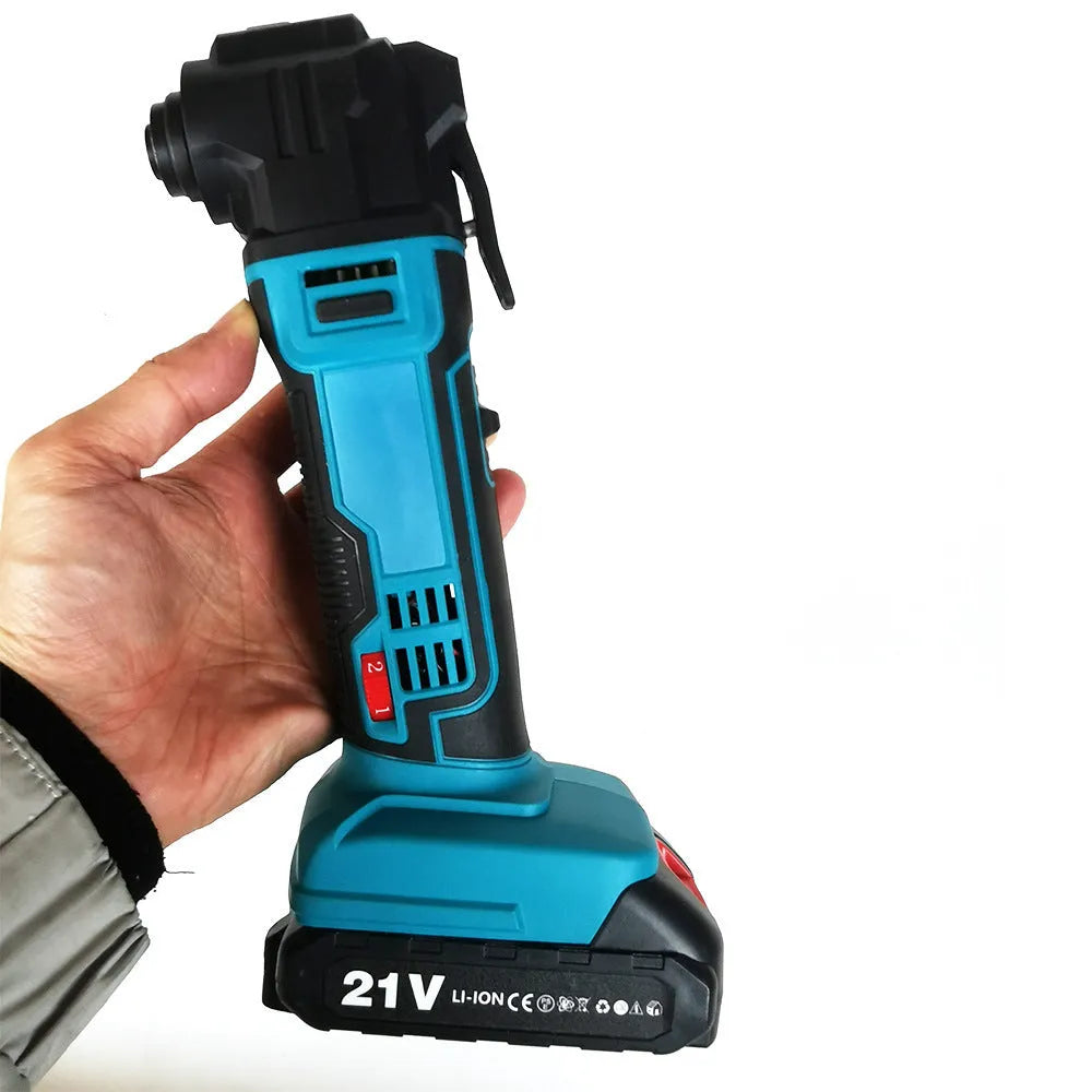 Rechargeable lithium battery trimming machine with plastic accessory box