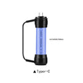 Mini portable keychain emergency charger with 18650 lithium battery slot