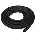 Black rubber sliding door seal strip for Toyota Hiace high roof vans, 5 metre length